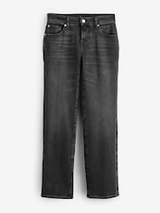 7 For All Mankind Grey Calie Straight Jeans - Imagen 1 de 1