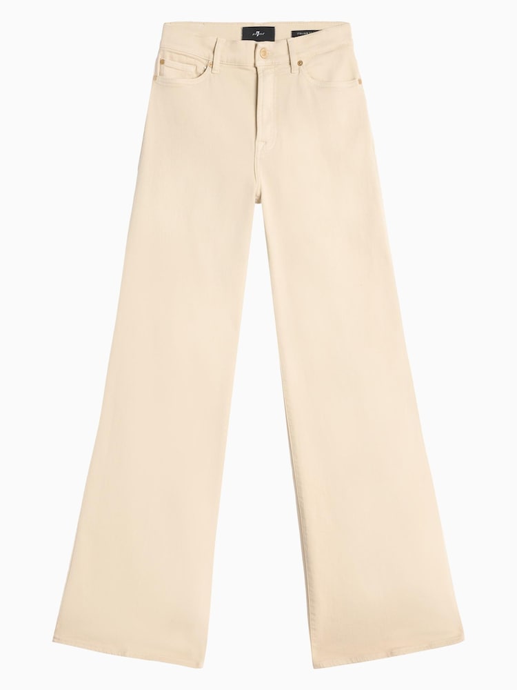 7 For All Mankind Vintage Oatmeal Lotta Luxe Vintage Jeans - Image 6 of 6 7 For All Mankind Vintage Oatmeal Lotta Luxe Vintage Jeans - Image 6 of 6