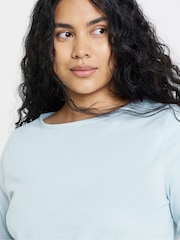 Simply Be Grey Long Sleeved Slash Neck Tops Pack 3 - Image 4 of 4