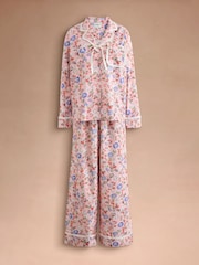 Cath Kidston Pink Butterfly Bloom Button Through Pyjamas - Image 1 of 6