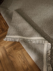 Laura Ashley Green Wool Rug - Image 4 of 4