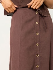 FatFace lanena midi suknja - Slika 3 od 5