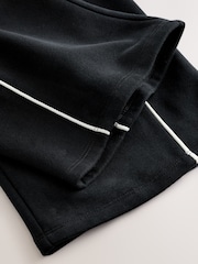 Black Side Pleat Wide Leg Joggers (3-16yrs) - Image 10 of 10