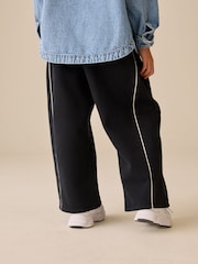 Black Side Pleat Wide Leg Joggers (3-16yrs) - Image 3 of 10