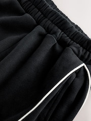 Black Side Pleat Wide Leg Joggers (3-16yrs) - Image 9 of 10