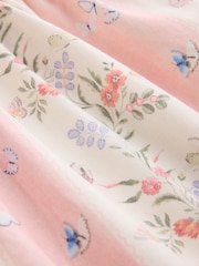Cath Kidston Pink Stripe Floral Denim Dress - Image 3 of 5