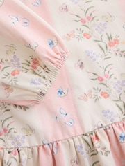 Cath Kidston Pink Stripe Floral Denim Dress - Image 4 of 5