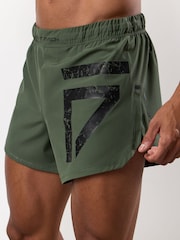 Gym King Green Fight Division Combat 5 Shorts - Image 3 of 4