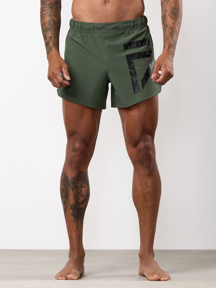 Gym King Green Fight Division Combat 5 Shorts - Image 4 of 4