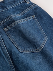 Denim Dark Blue Hourglass Denim Mini Skirt - Image 6 of 6