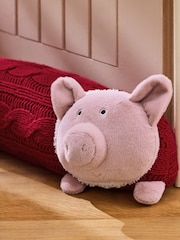 Red Christmas Pig In Blanket Draught Excluder - Image 2 of 2