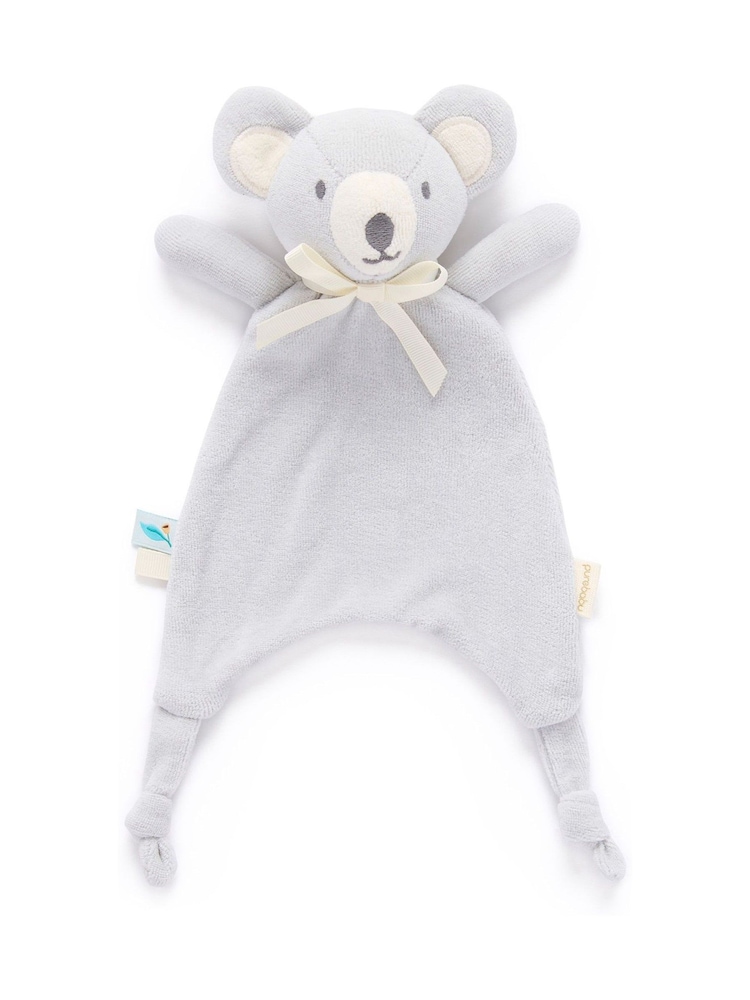 Purebaby Grey Snookie Best Friend Plush Comforter - Image 2 of 3