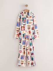 Ecru All Over Print Christmas Matching Family Pyjamas (9mths-16yrs) - Image 6 of 9