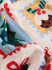 Ecru All Over Print Christmas Matching Family Pyjamas (9mths-16yrs) - Image 8 of 9