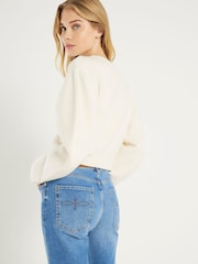 River Island Strickjacke mit strukturierten Ärmeln - Bild 4 von 4