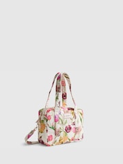 River Island Cream Tulip Print Holdall - Image 3 of 5