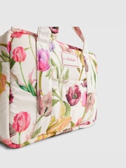 River Island Cream Tulip Print Holdall - Image 5 of 5