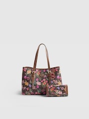 River Island Brown Tulip Shopper and Purse Bundle - Image 1 of 2