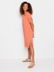 M&Co Pink Short Sleeve Crinkle Shirt - Image 3 of 6