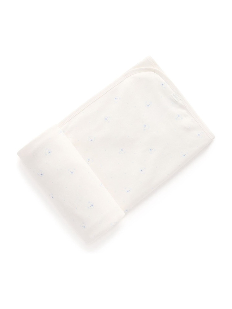 Purebaby Natural Thick Zip Sleepsuit & Bib Set - Image 2 of 3