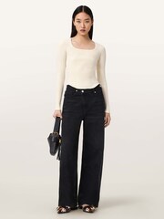 AllSaints White Hally Jumper - Image 3 of 7