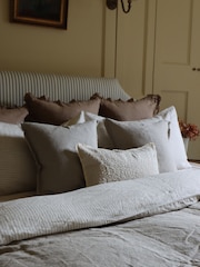 Ellenvale Interiors Beige Esmee Linen Cushion Cover 45x45 - Image 3 of 3