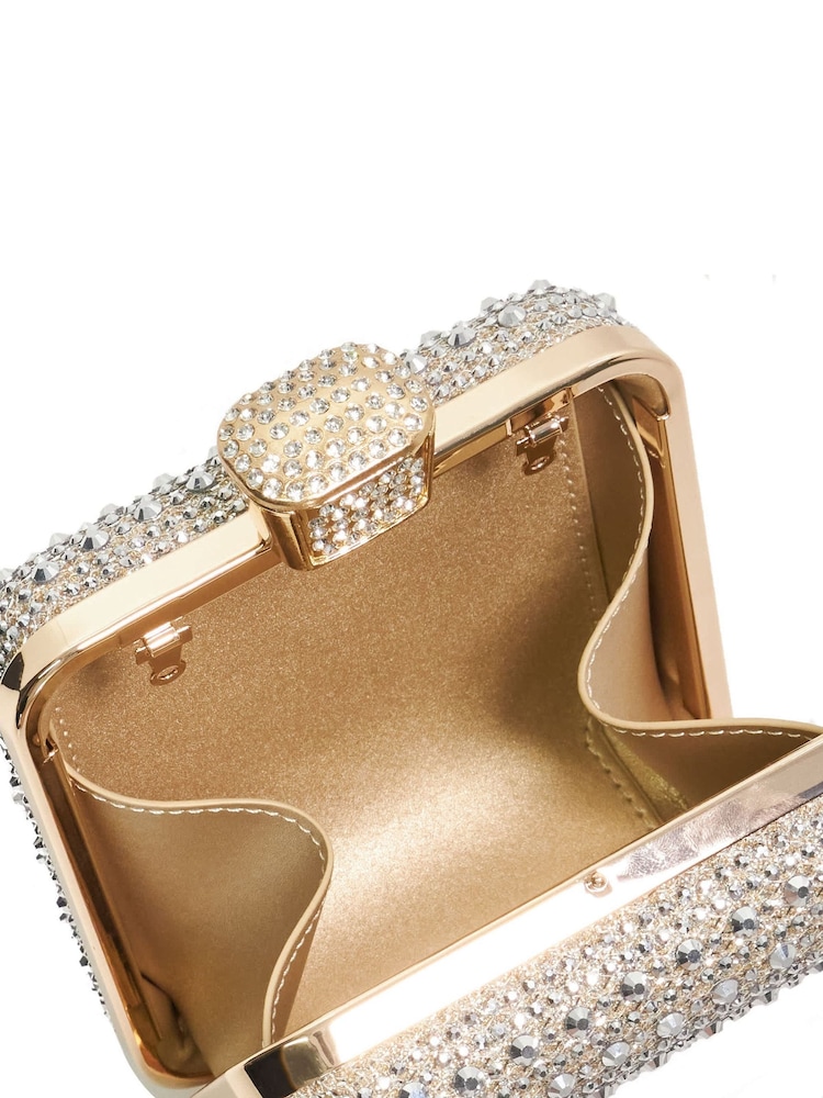 Dune London Metallic Elida Clutch Bag - Image 5 of 5