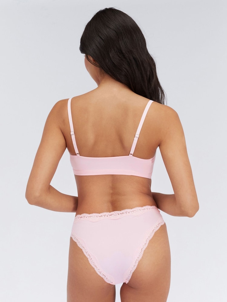 Boux Avenue Powder Pink Softest Ever Scooped Bralette - Image 5 of 5 Boux Avenue Powder Pink Softest Ever Scooped Bralette - Image 5 of 5