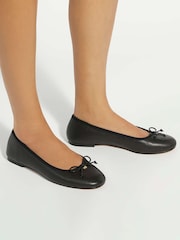 Dune London Black Helenne Ballet Pumps - Image 1 of 6