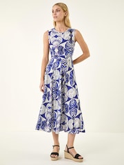 Roman Abstract Τύπωμα/Στάμπα Midi Φόρεμα - Εικόνα 1 από 5