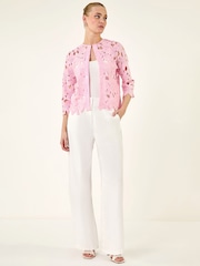 Rosa - Roman heklet blondejakke - Bilde 2 av 5