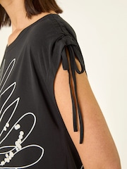 Roman – Stretch-Tunika-Top mit Blumenmuster - Bild 6 von 6