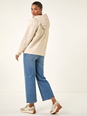 Roman White Hooded Rainmac Coat - Image 3 of 5