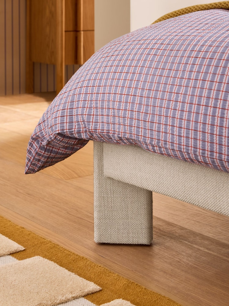 MADE.COM Textured Weave Natural Kyna Bed - Image 2 of 6 MADE.COM Textured Weave Natural Kyna Bed - Image 2 of 6