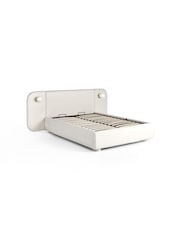 MADE.COM Off White Boucle Hanson Ottoman Storage Hotel Bed - Image 5 of 6