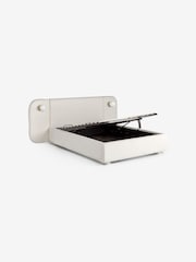MADE.COM Off White Boucle Hanson Ottoman Storage Hotel Bed - Image 6 of 6