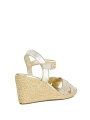 Dune London Metallic Kyro Wedges - Image 3 of 5