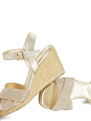 Dune London Metallic Kyro Wedges - Image 5 of 5