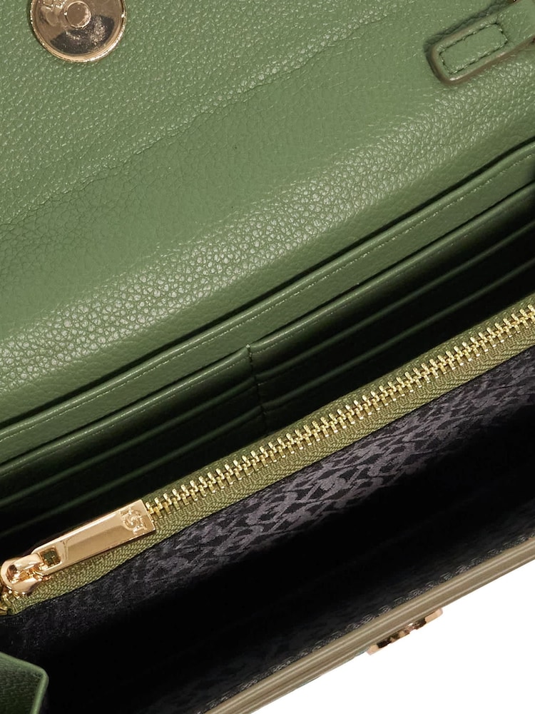 Dune London Green Showmance Belted Phone Cross-Body Bag - Image 5 of 5