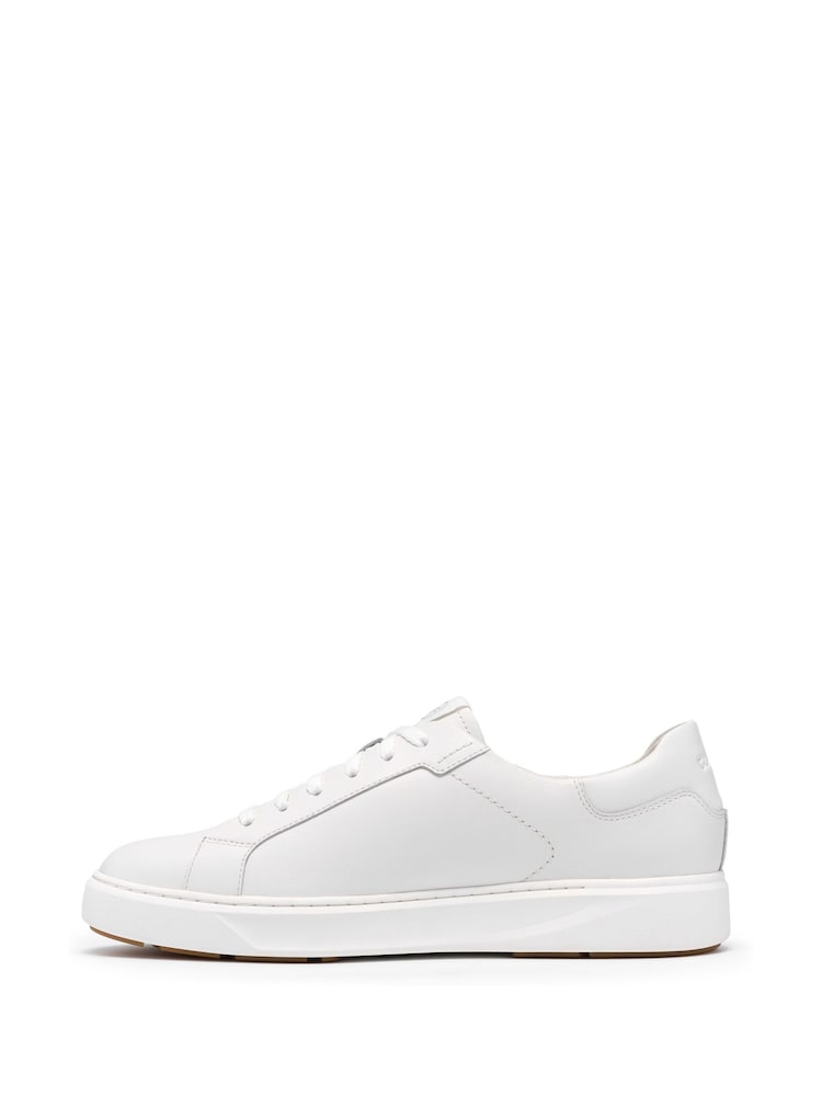 Clarks Code Lace White Trainers - Bilde 2 av 6