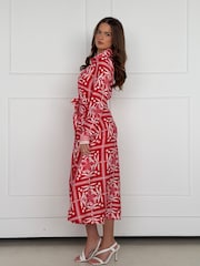 Girl In Mind Angela Long Sleeve Maxi Shirt Dress - Bild 4 von 6