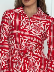 Girl In Mind Angela Long Sleeve Maxi Shirt Dress - Bild 6 von 6