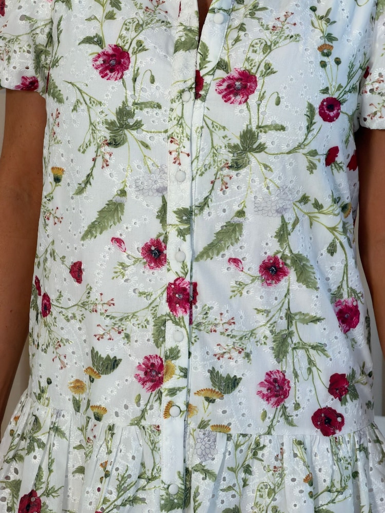 Buy Girl In Mind White Primrose Smock Mini Dress from Next USA Buy Girl In Mind White Primrose Smock Mini Dress from Next USA