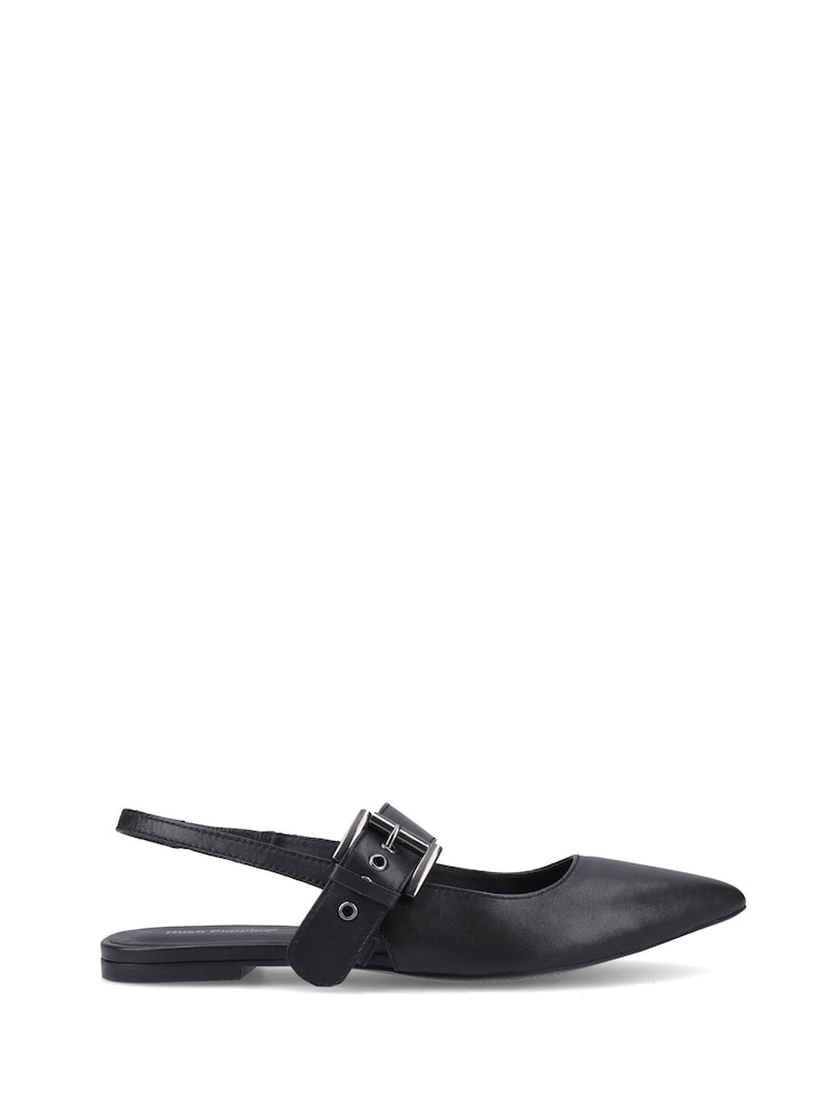 Hush Puppies Black Diya Buckle Mary Jane Shoes - Image 1 of 5