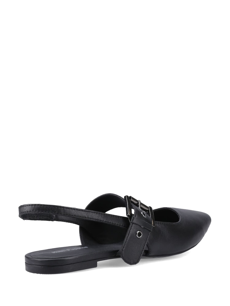 Hush Puppies Black Diya Buckle Mary Jane Shoes - Image 2 of 5