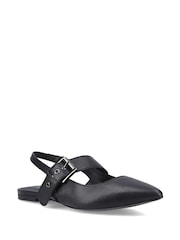 Hush Puppies Black Diya Buckle Mary Jane Shoes - Image 3 of 5