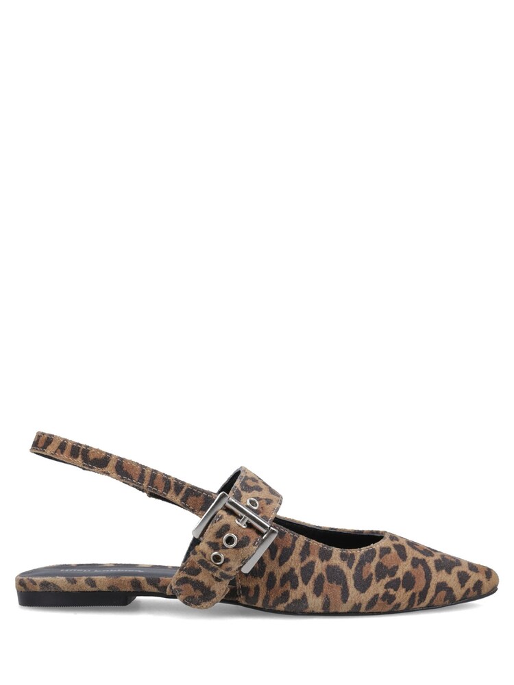 Hush Puppies Brown Diya Suede Mary Jane Shoes - Image 1 of 2