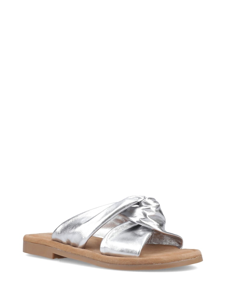 Hush Puppies Silver Amy Wide Fit Sandals - Image 2 of 5