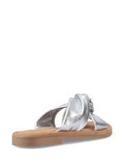 Hush Puppies Silver Amy Wide Fit Sandals - Image 3 of 5