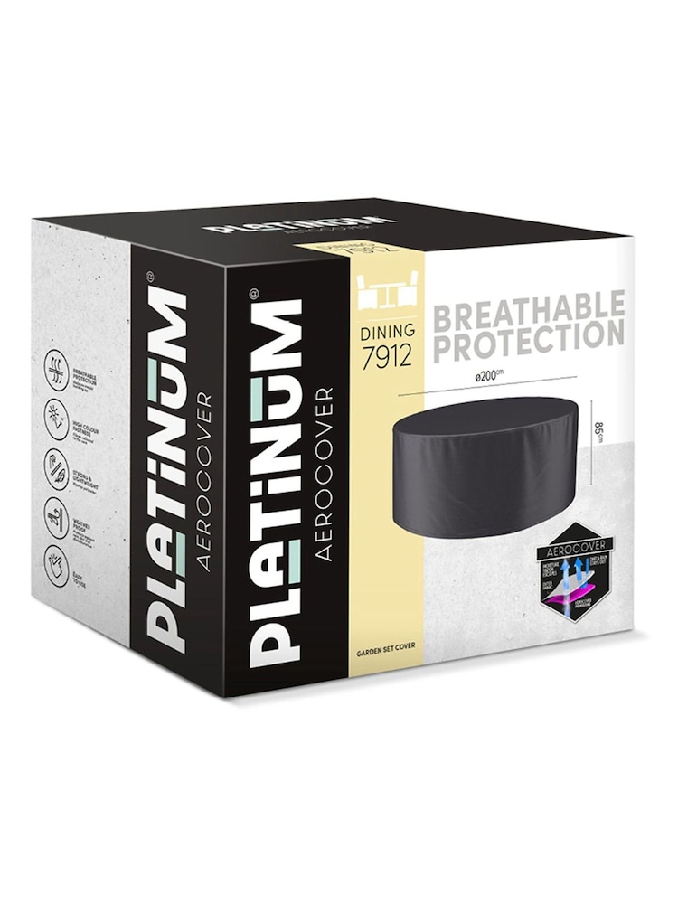 Pacific Anthracite Garden Set Aerocover Round - Image 1 of 6